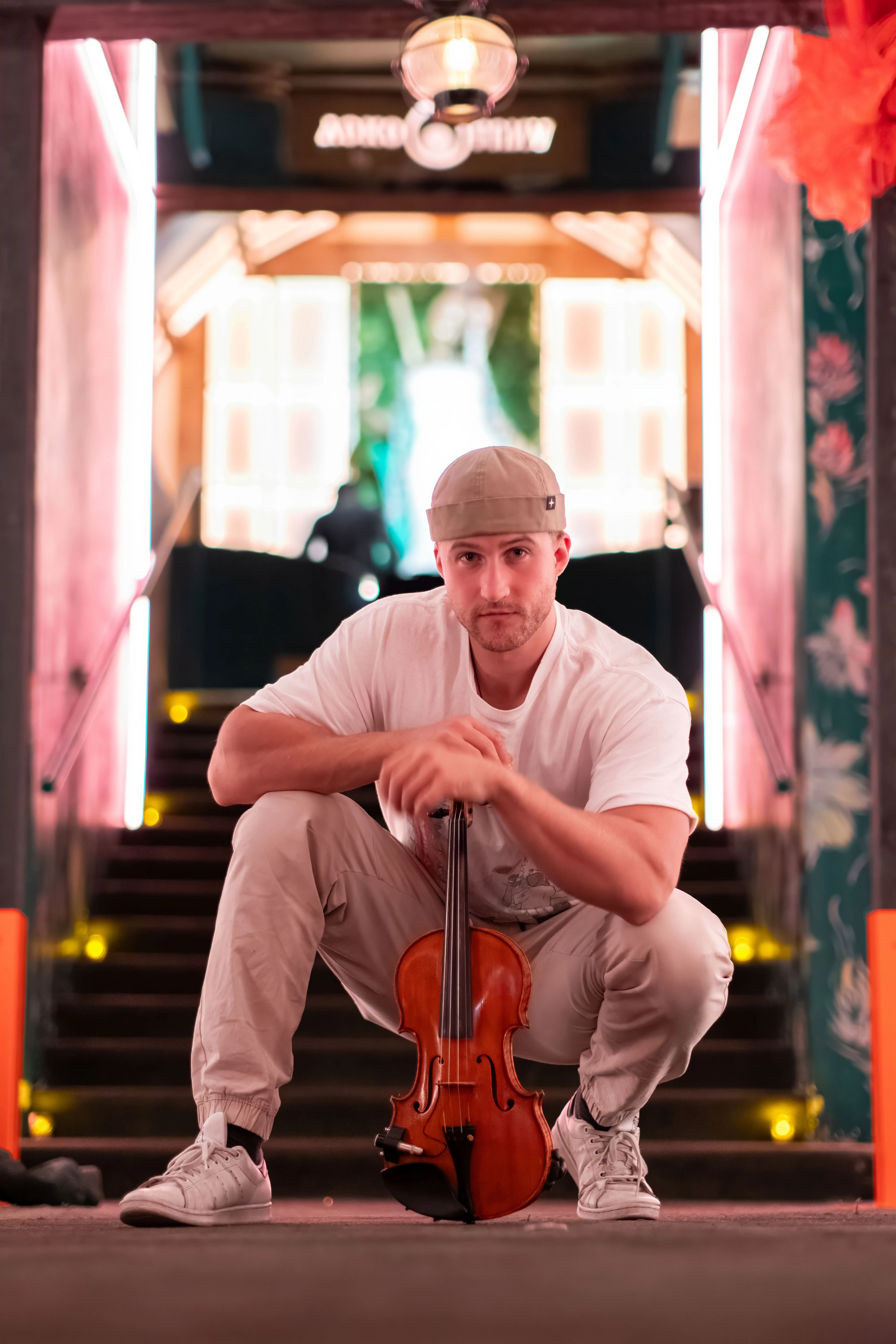 Nathan Mignien playing wedding ceremony violin in Montreal